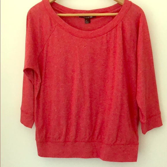 Forever 21 bright colored red shirt - Picture 2 of 3
